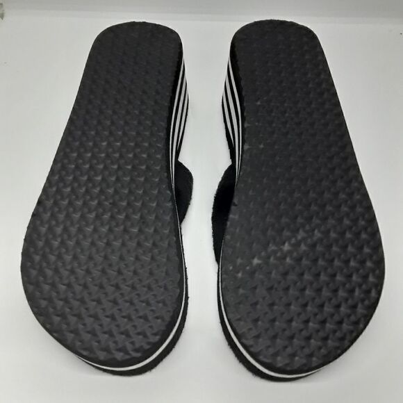 ALPINE SWISS Women's Sandals Soft Terrycloth Thongs Platform Size 8,5 - Picture 5 of 5